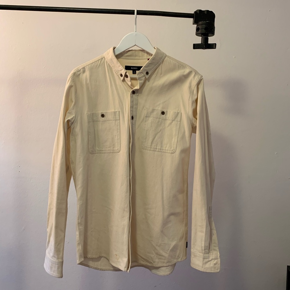 Banks journal long sleeve button up shirt.